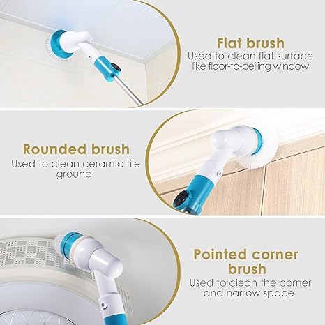 3-in-1 Electric Spin Scrubber Machine