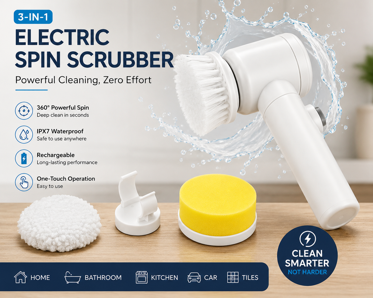 3-in-1 Magic Electric Cleaning Brush